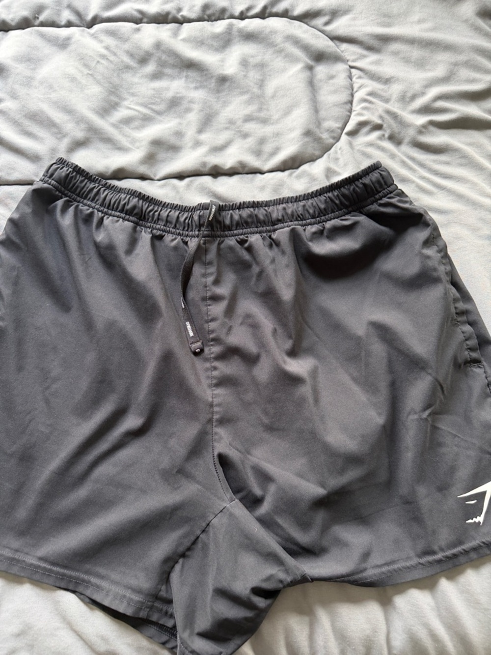 Gymshark Black Athletic Shorts with Drawstring